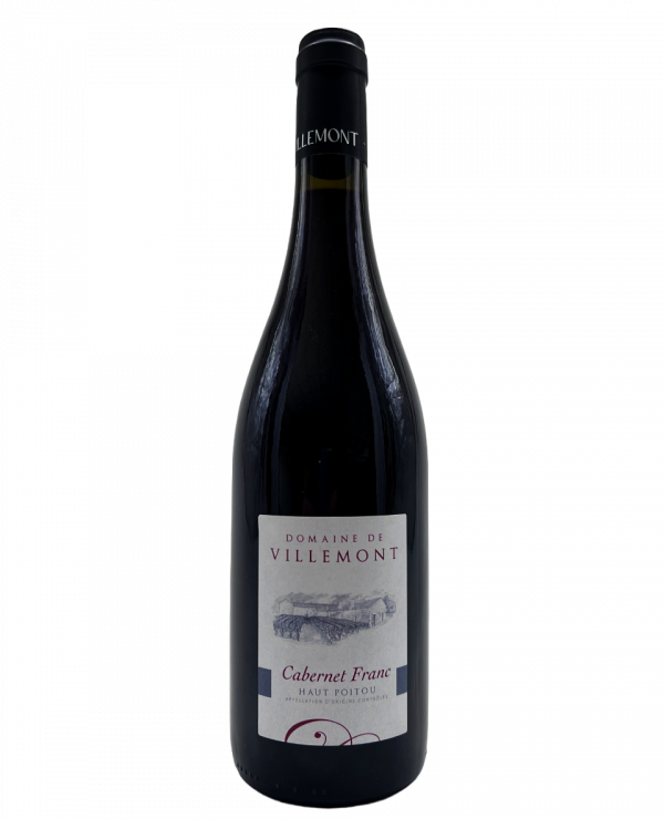 Haut Poitou - Domaine de Villemont, Cabernet franc (vin rouge, O,75L) + 1O€ TTC