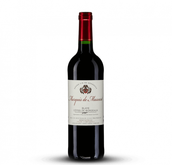 Bordeaux Premières côtes de Blaye (vin rouge, O,75L) + 9€ TTC